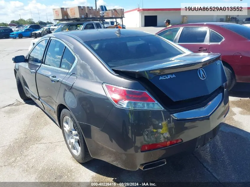 2009 Acura Tl 3.5 VIN: 19UUA86529A013552 Lot: 40226415