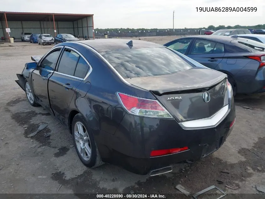 19UUA86289A004599 2009 Acura Tl 3.5