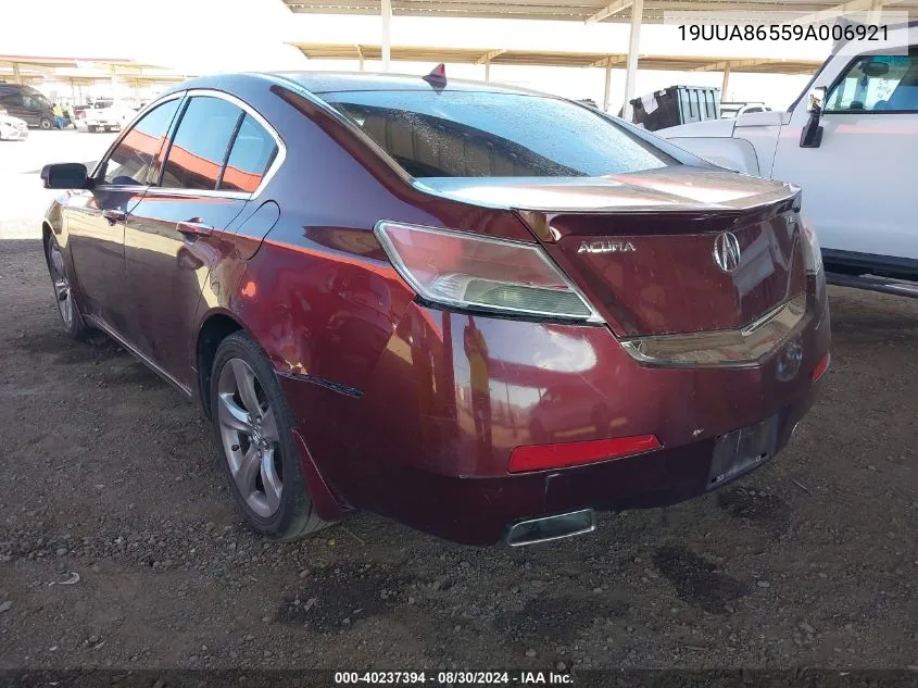 2009 Acura Tl 3.5 VIN: 19UUA86559A006921 Lot: 40237394