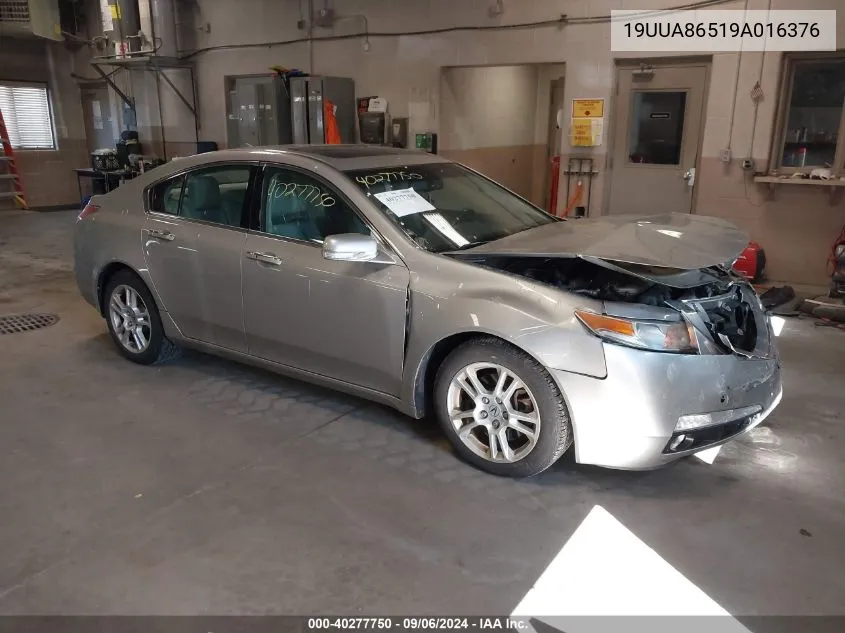 19UUA86519A016376 2009 Acura Tl 3.5