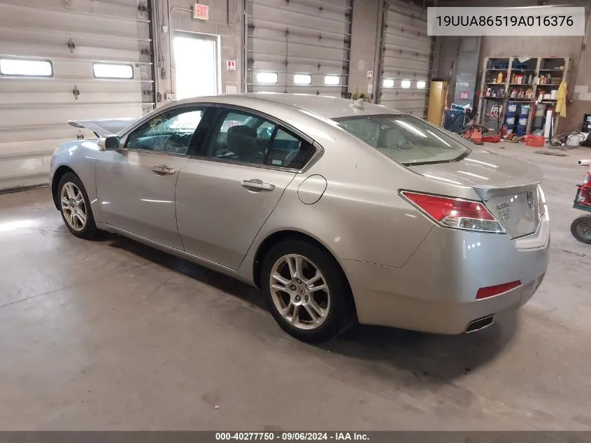 19UUA86519A016376 2009 Acura Tl 3.5