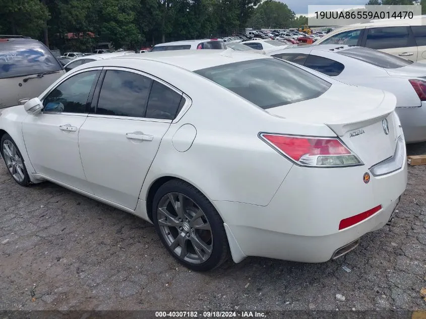 2009 Acura Tl 3.5 VIN: 19UUA86559A014470 Lot: 40307182