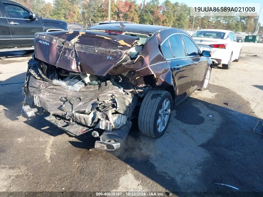 2009 Acura Tl 3.5 VIN: 19UUA86589A021008 Lot: 40615187