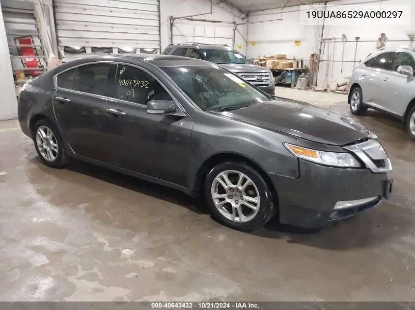 2009 Acura Tl VIN: 19UUA86529A000297 Lot: 40643432