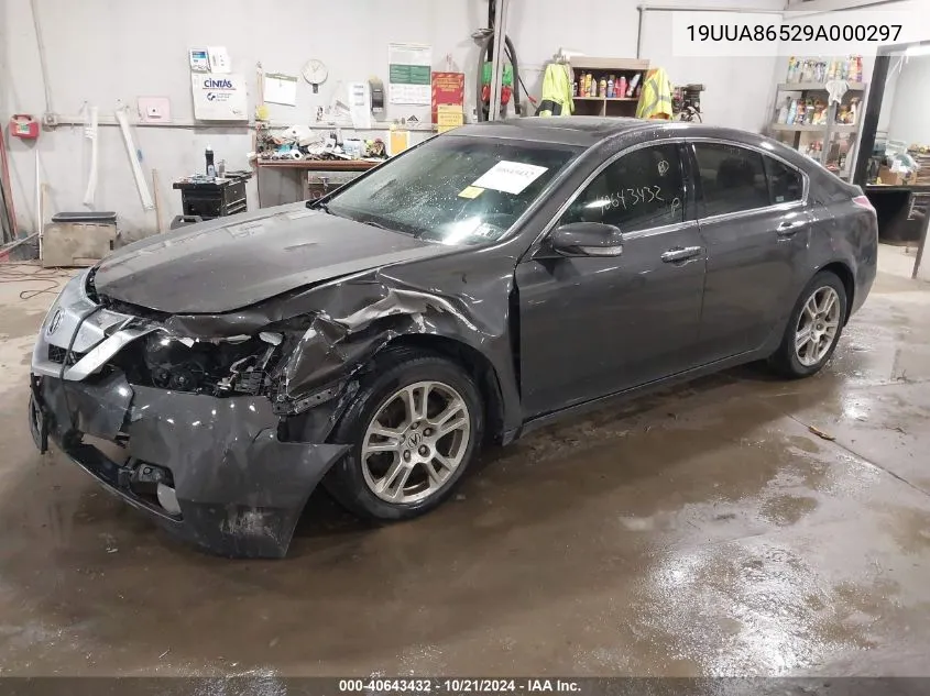 2009 Acura Tl VIN: 19UUA86529A000297 Lot: 40643432