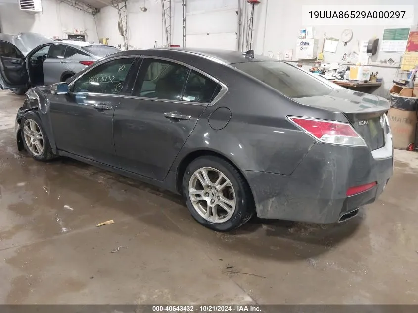 2009 Acura Tl VIN: 19UUA86529A000297 Lot: 40643432