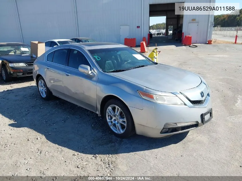 2009 Acura Tl 3.5 VIN: 19UUA86529A011588 Lot: 40657546