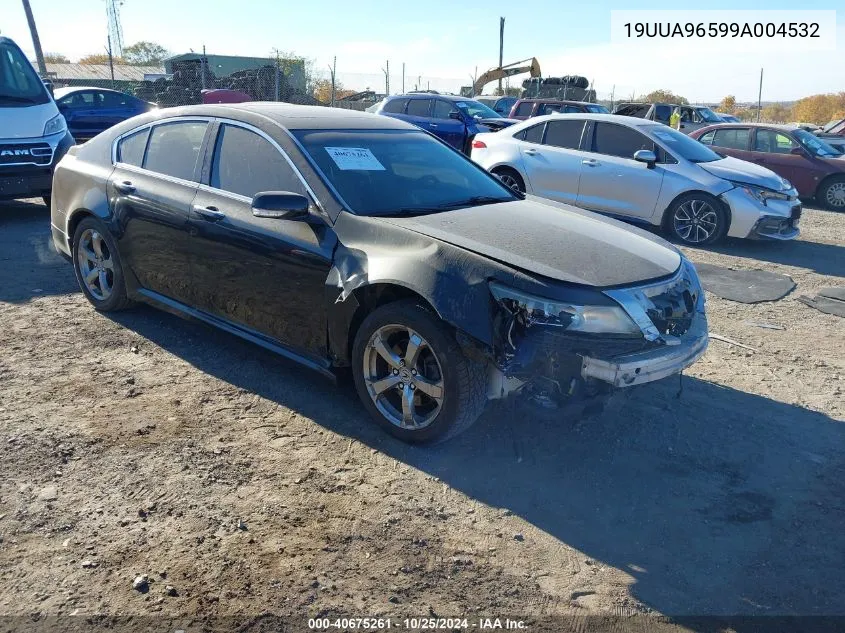 2009 Acura Tl 3.7 VIN: 19UUA96599A004532 Lot: 40675261