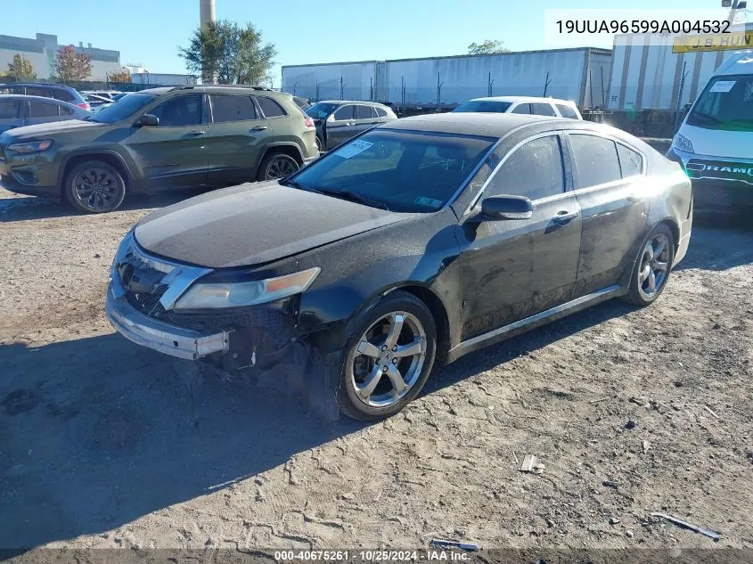 2009 Acura Tl 3.7 VIN: 19UUA96599A004532 Lot: 40675261