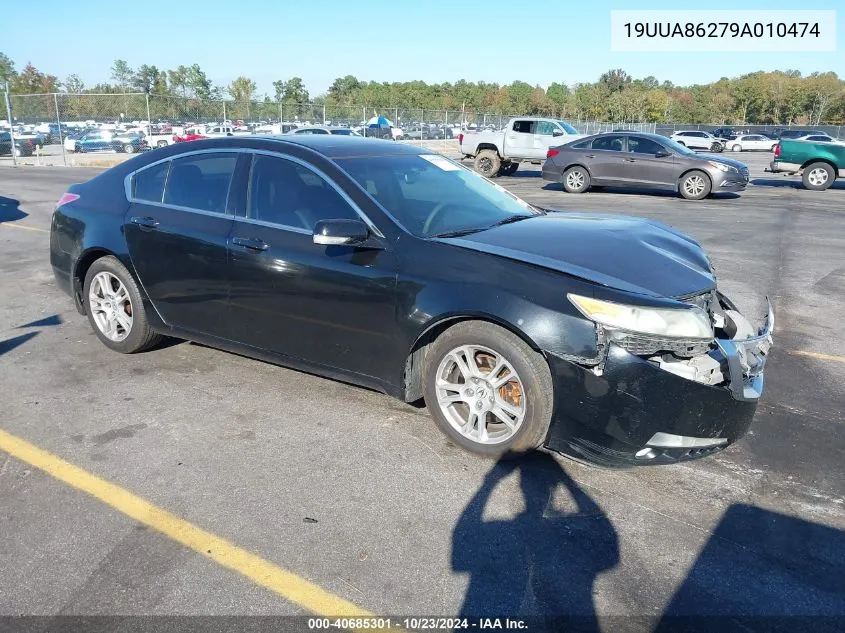 2009 Acura Tl 3.5 VIN: 19UUA86279A010474 Lot: 40685301