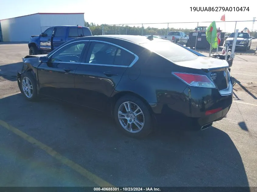 2009 Acura Tl 3.5 VIN: 19UUA86279A010474 Lot: 40685301