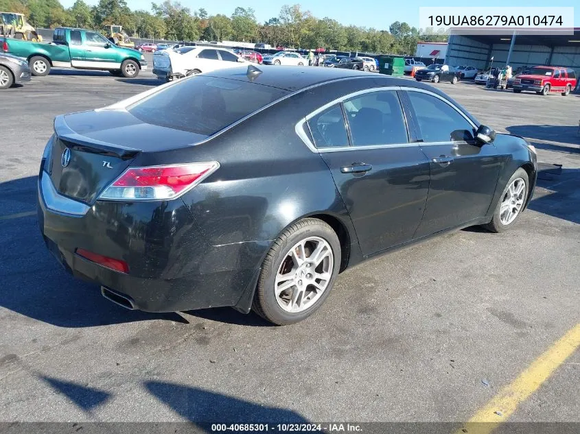 2009 Acura Tl 3.5 VIN: 19UUA86279A010474 Lot: 40685301