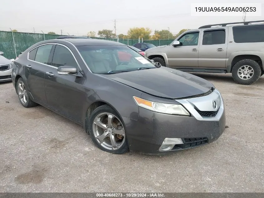 2009 Acura Tl 3.7 VIN: 19UUA96549A006253 Lot: 40688273