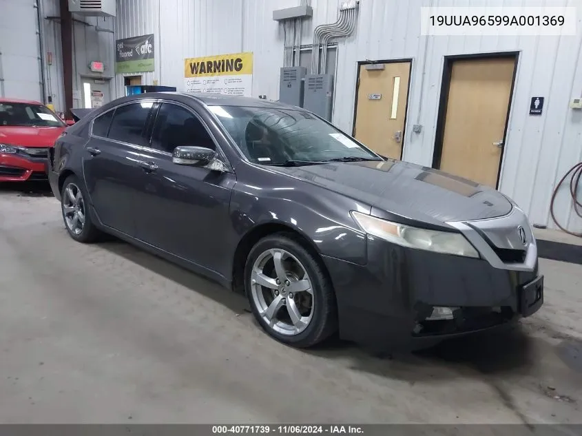 2009 Acura Tl 3.7 VIN: 19UUA96599A001369 Lot: 40771739