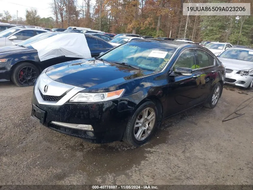 2009 Acura Tl 3.5 VIN: 19UUA86509A023206 Lot: 40778887