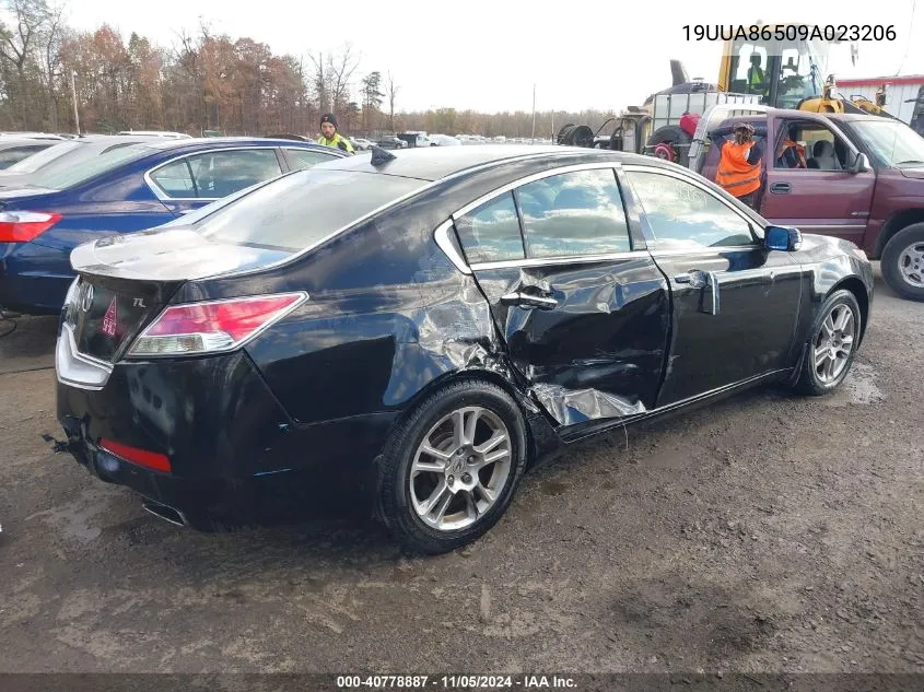 2009 Acura Tl 3.5 VIN: 19UUA86509A023206 Lot: 40778887