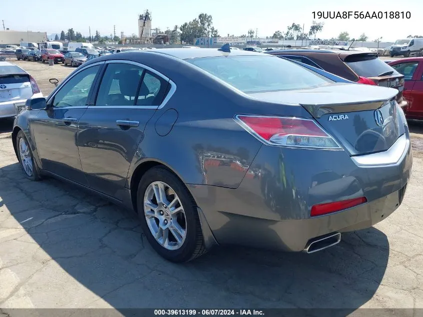 2010 Acura Tl 3.5 VIN: 19UUA8F56AA018810 Lot: 39613199