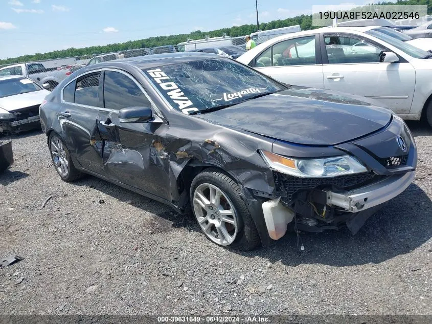 19UUA8F52AA022546 2010 Acura Tl 3.5