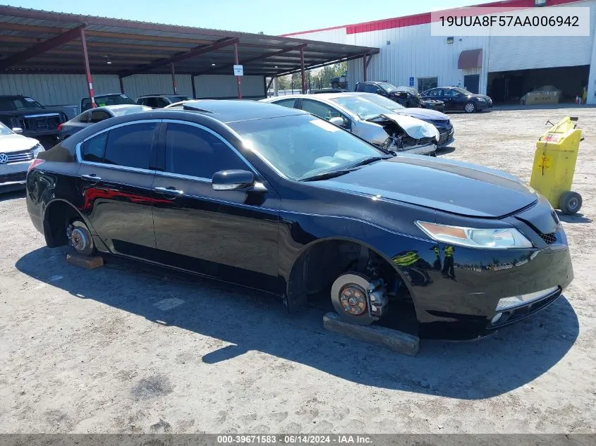 2010 Acura Tl 3.5 VIN: 19UUA8F57AA006942 Lot: 39671583