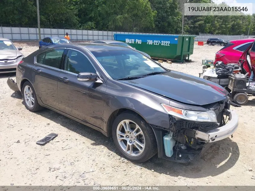 2010 Acura Tl 3.5 VIN: 19UUA8F23AA015546 Lot: 39686651