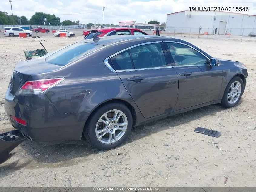 2010 Acura Tl 3.5 VIN: 19UUA8F23AA015546 Lot: 39686651