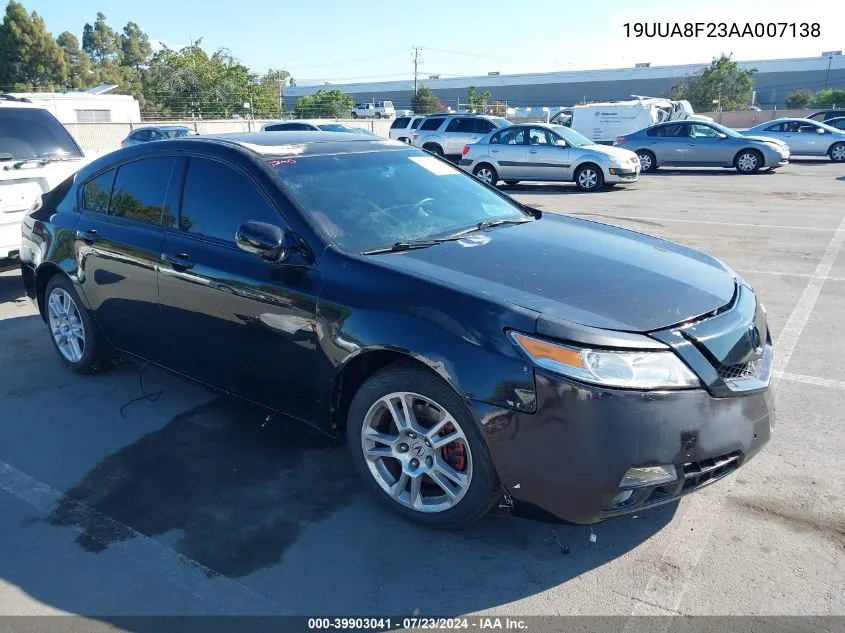 2010 Acura Tl 3.5 VIN: 19UUA8F23AA007138 Lot: 39903041