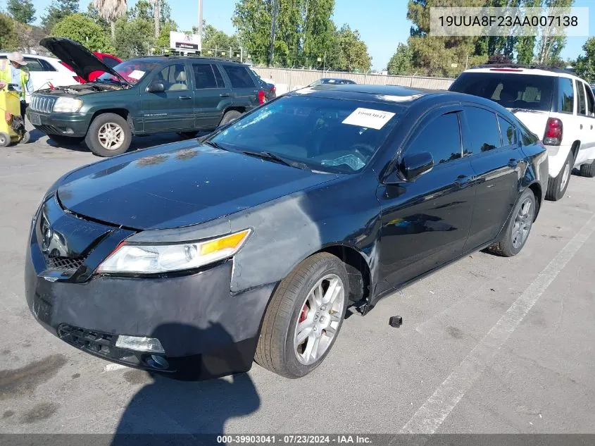 2010 Acura Tl 3.5 VIN: 19UUA8F23AA007138 Lot: 39903041