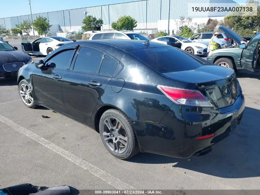 2010 Acura Tl 3.5 VIN: 19UUA8F23AA007138 Lot: 39903041