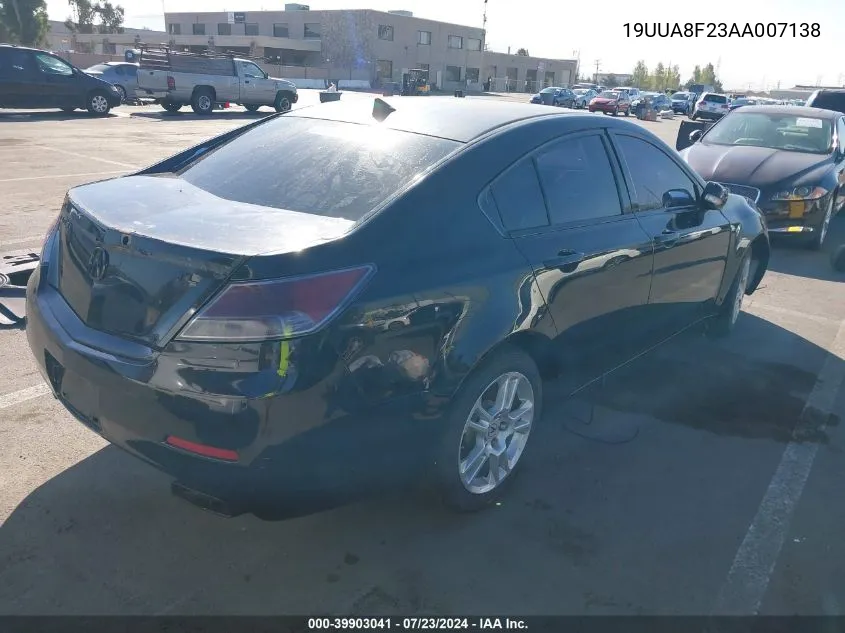 19UUA8F23AA007138 2010 Acura Tl 3.5