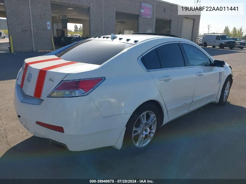 2010 Acura Tl 3.5 VIN: 19UUA8F22AA011441 Lot: 39949875