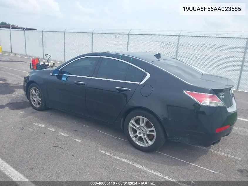 2010 Acura Tl 3.5 VIN: 19UUA8F56AA023585 Lot: 40005119