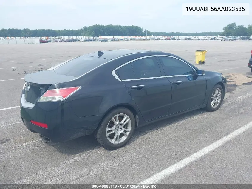 2010 Acura Tl 3.5 VIN: 19UUA8F56AA023585 Lot: 40005119