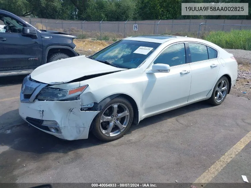 2010 Acura Tl 3.7 VIN: 19UUA9F58AA002825 Lot: 40054933