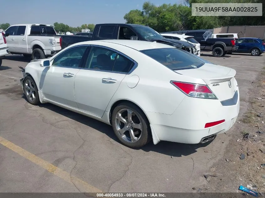 2010 Acura Tl 3.7 VIN: 19UUA9F58AA002825 Lot: 40054933