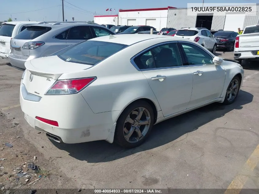 2010 Acura Tl 3.7 VIN: 19UUA9F58AA002825 Lot: 40054933