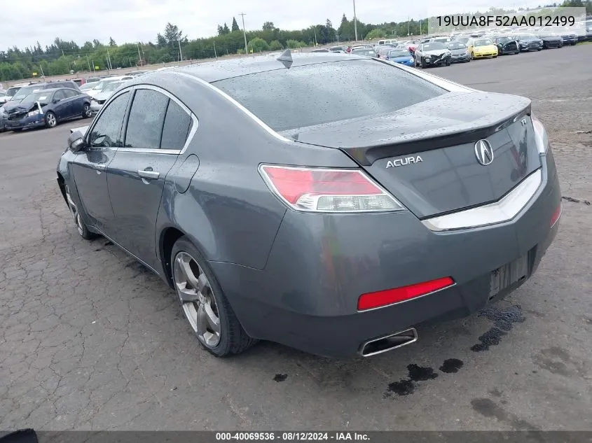 2010 Acura Tl 3.5 VIN: 19UUA8F52AA012499 Lot: 40069536