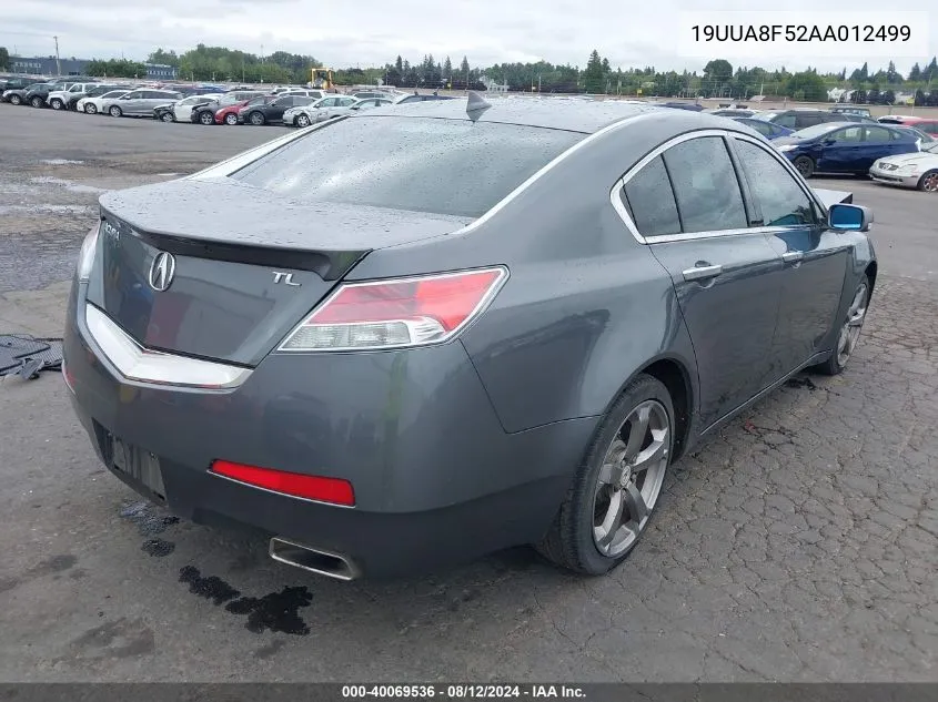 2010 Acura Tl 3.5 VIN: 19UUA8F52AA012499 Lot: 40069536