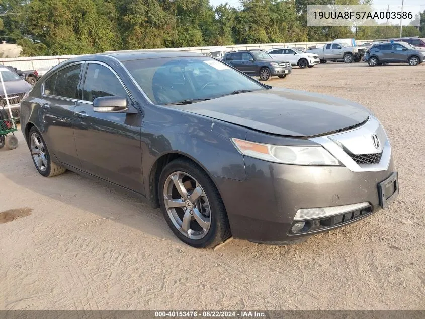 2010 Acura Tl 3.5 VIN: 19UUA8F57AA003586 Lot: 40153476