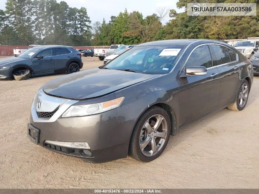 2010 Acura Tl 3.5 VIN: 19UUA8F57AA003586 Lot: 40153476