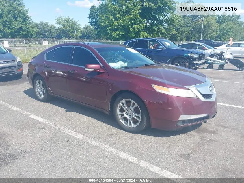 2010 Acura Tl VIN: 19UUA8F29AA018516 Lot: 40154564