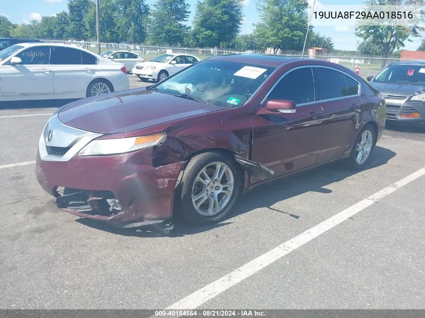 2010 Acura Tl VIN: 19UUA8F29AA018516 Lot: 40154564