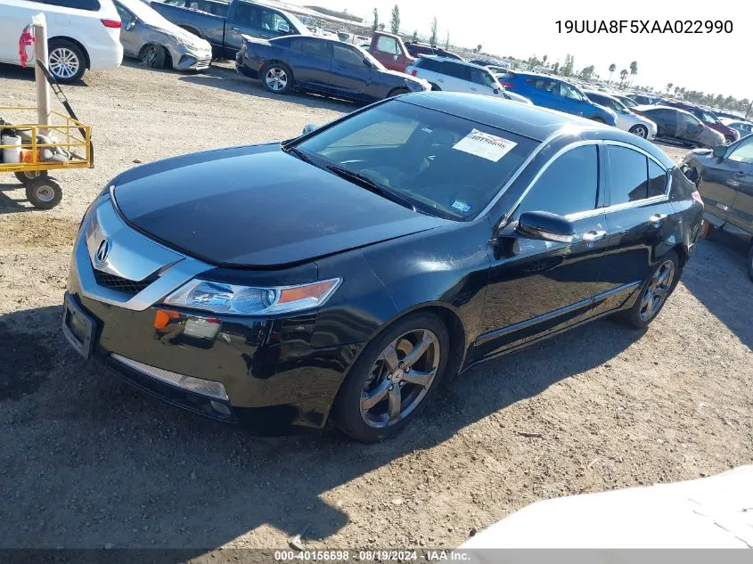 2010 Acura Tl 3.5 VIN: 19UUA8F5XAA022990 Lot: 40156698