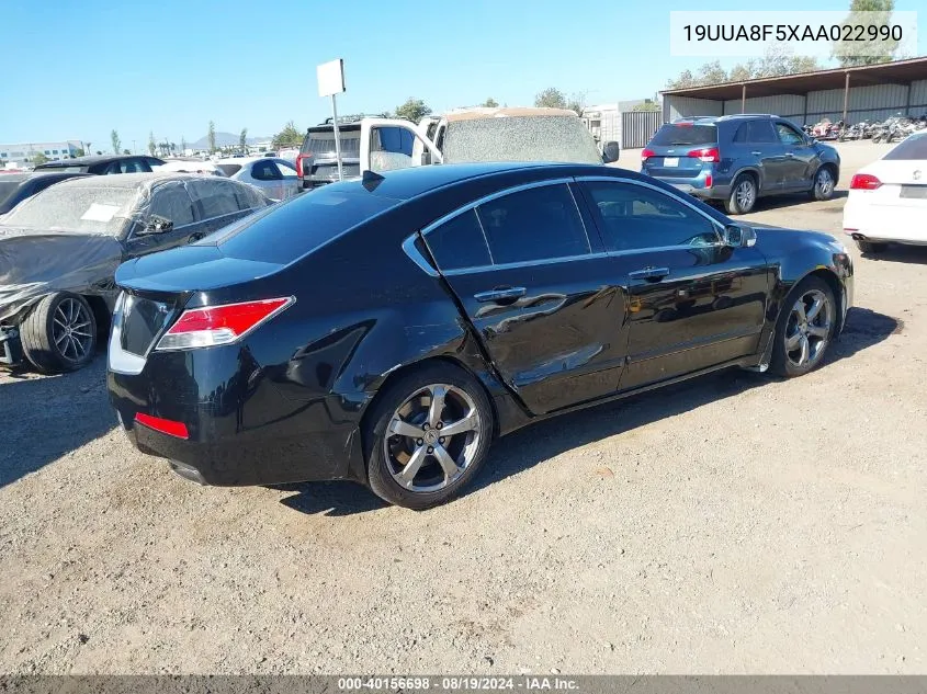 2010 Acura Tl 3.5 VIN: 19UUA8F5XAA022990 Lot: 40156698