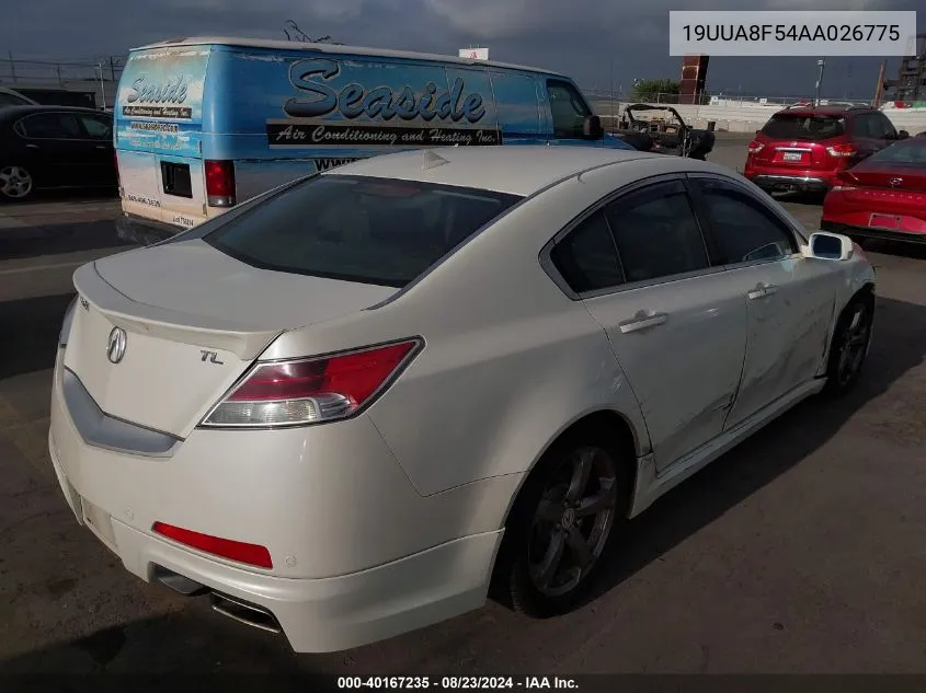 19UUA8F54AA026775 2010 Acura Tl 3.5