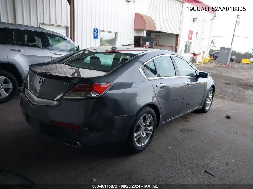 2010 Acura Tl 3.5 VIN: 19UUA8F52AA018805 Lot: 40175872