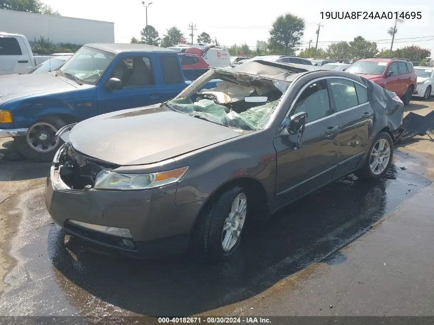 2010 Acura Tl 3.5 VIN: 19UUA8F24AA014695 Lot: 40182671