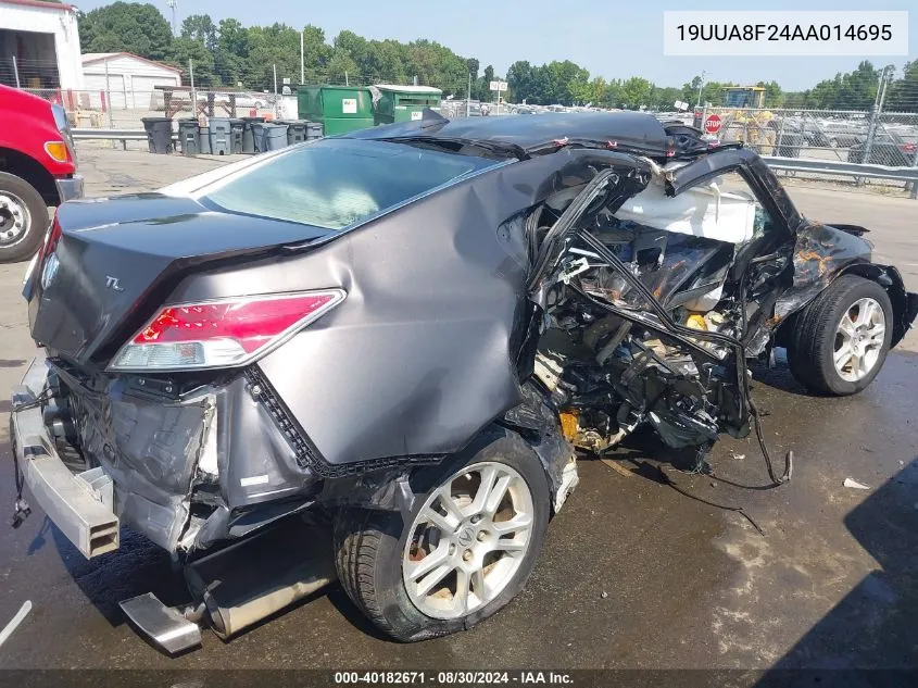 2010 Acura Tl 3.5 VIN: 19UUA8F24AA014695 Lot: 40182671