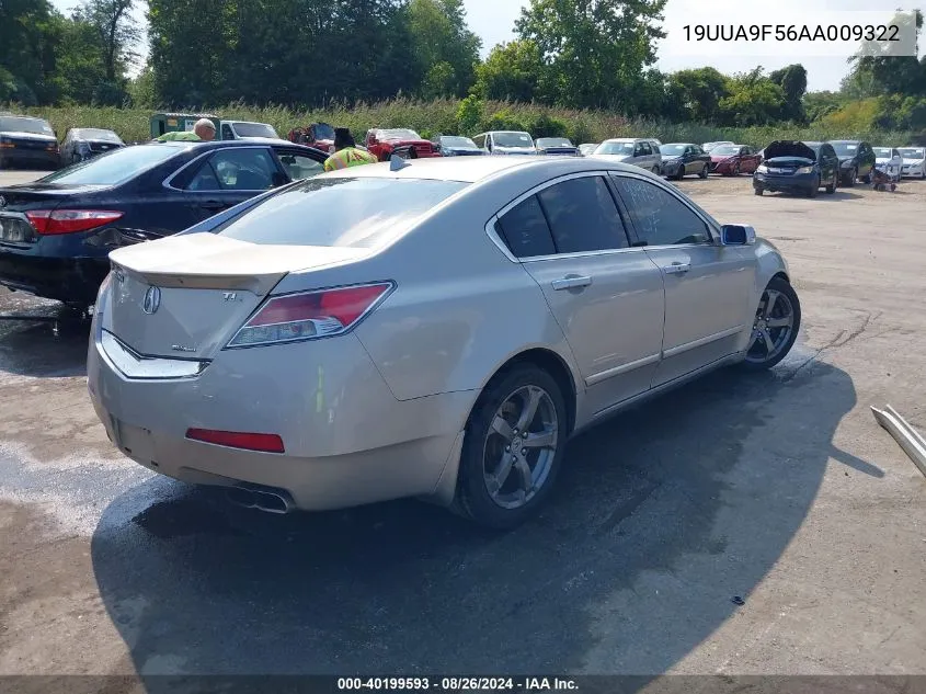 19UUA9F56AA009322 2010 Acura Tl 3.7