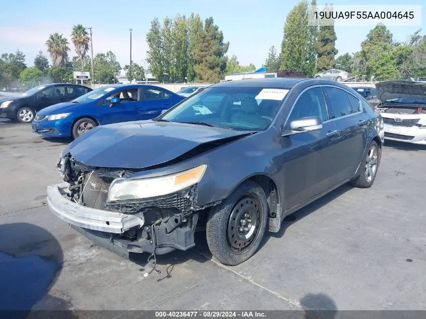 2010 Acura Tl 3.7 VIN: 19UUA9F55AA004645 Lot: 40236477