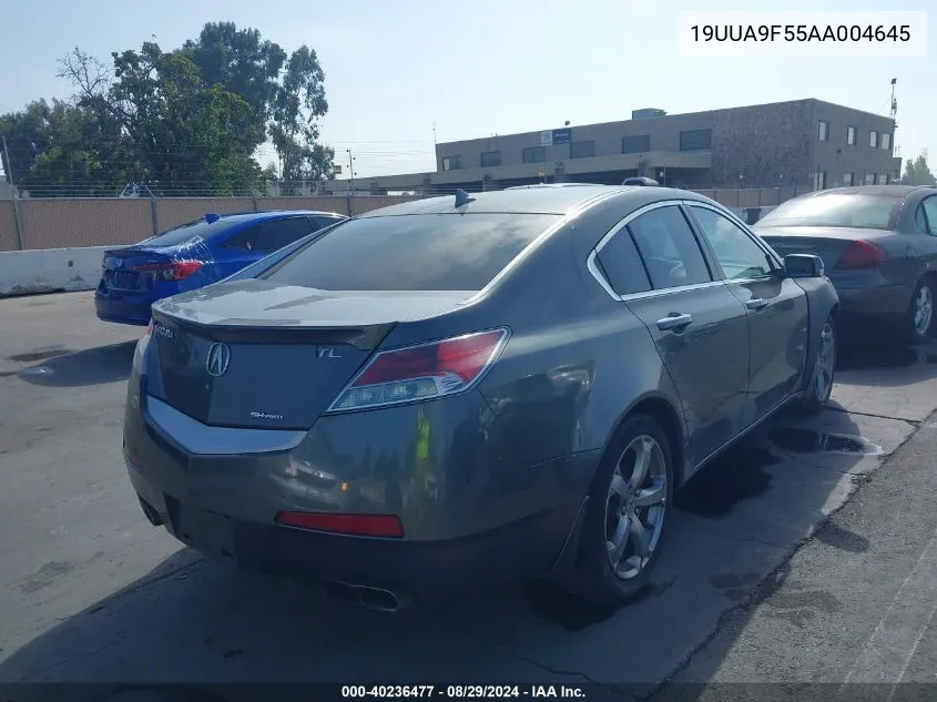 2010 Acura Tl 3.7 VIN: 19UUA9F55AA004645 Lot: 40236477